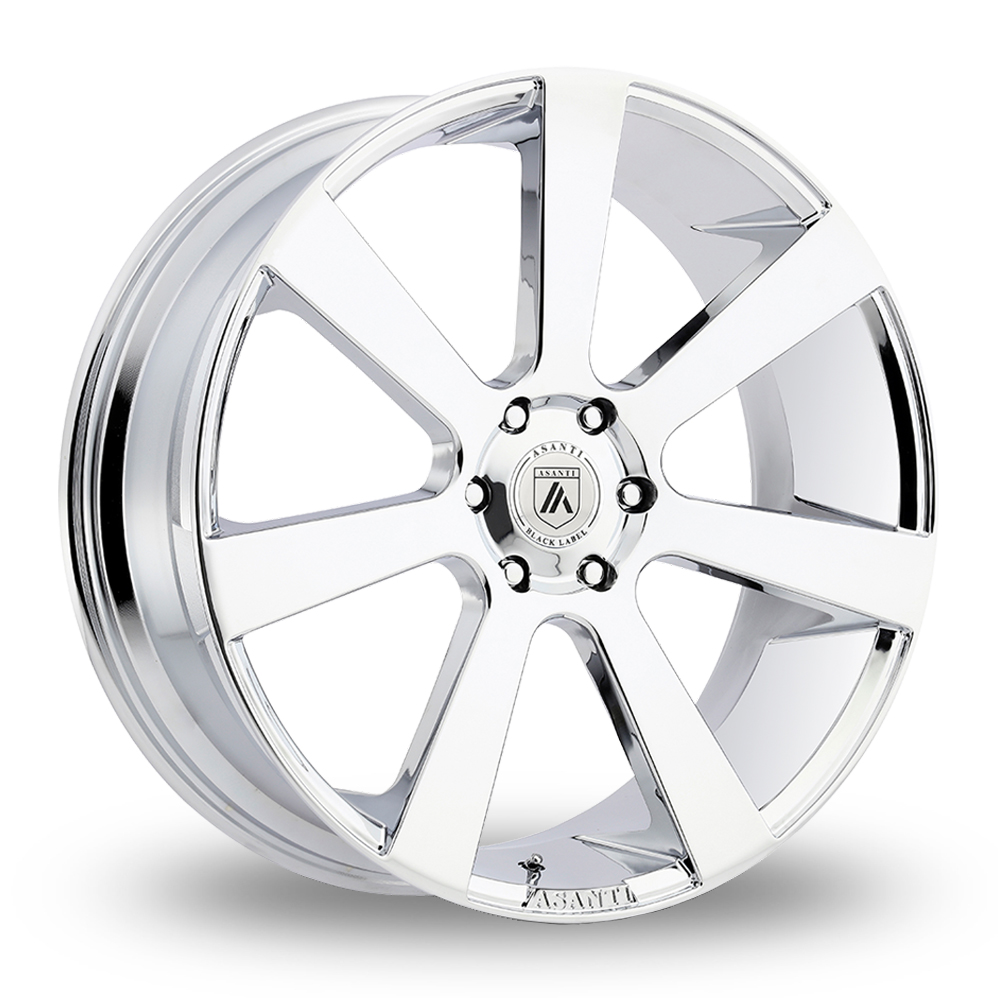 Asanti Black ABL-15 Apollo (USA Warehouse) Chrome Alloy Wheels