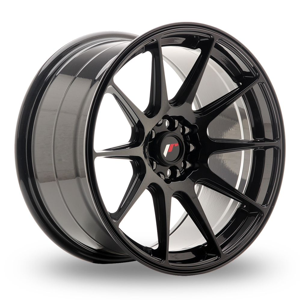 Japan Racing JR11 (9x17) Gloss Black Alloy Wheels