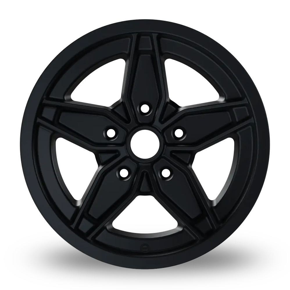 16" Fondmetal STR16 Soft Matt Black Alloy Wheels