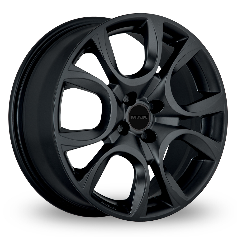 16" MAK Torino W Matt Black Alloy Wheels