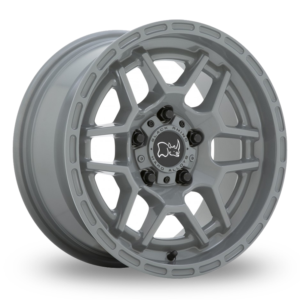 Black Rhino Batona (USA Warehouse) Battleship Grey Alloy Wheels