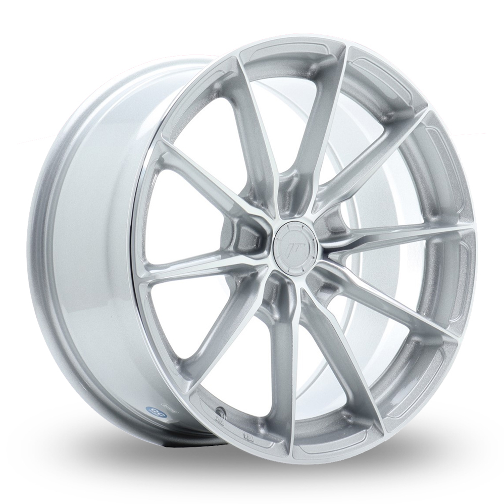 Japan Racing JR37 (8x17) (Custom Fitment) Silver Machined Face Alloy Wheels