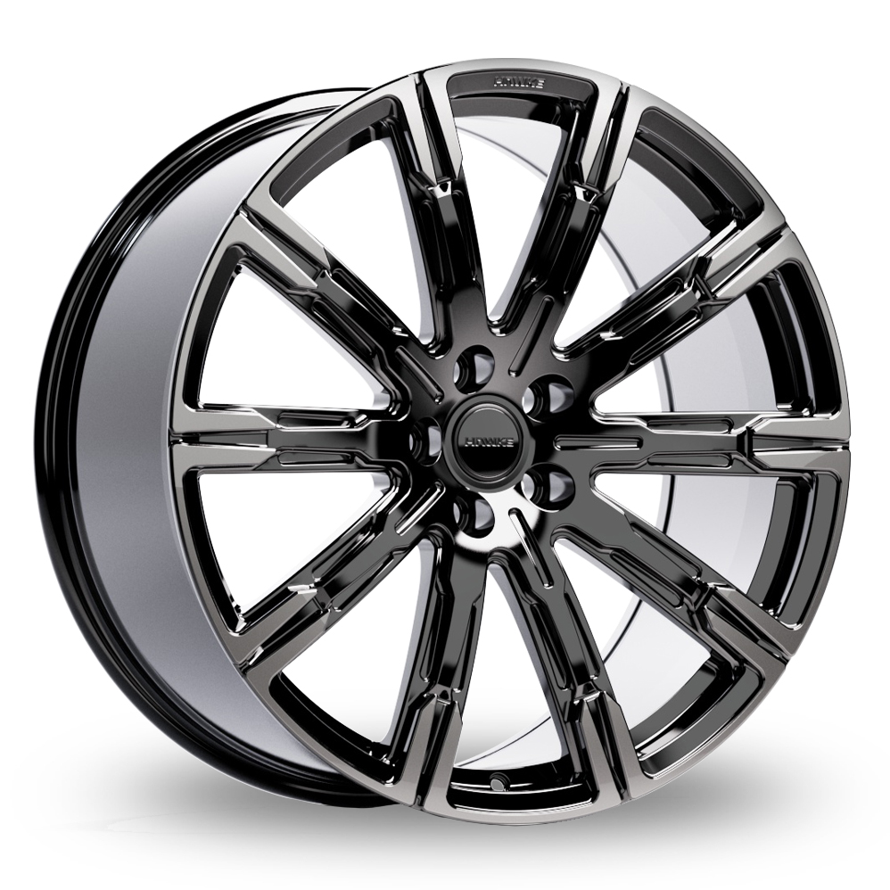 Hawke Saker III (FORGED) Black Shadow Alloy Wheels