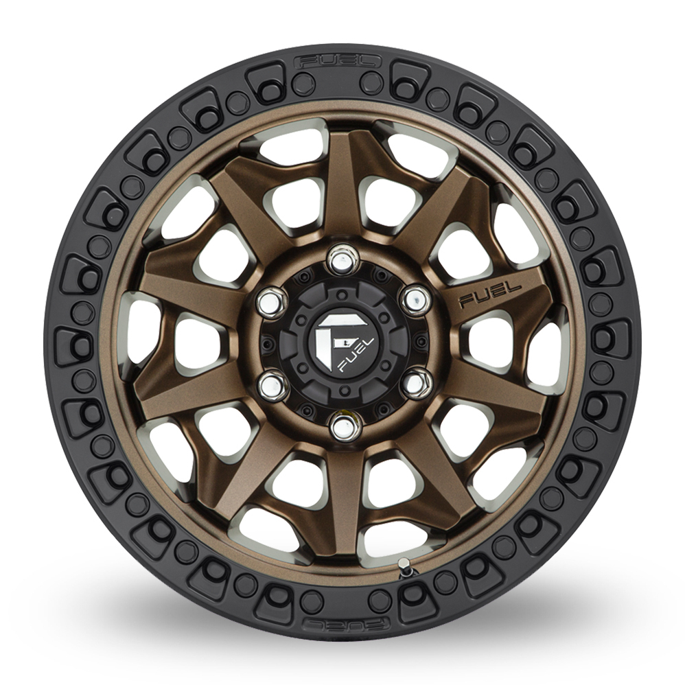 20" Fuel Off-Road D696 Covert (EU Warehouse) Matt Bronze Black Bead Ring Alloy Wheels