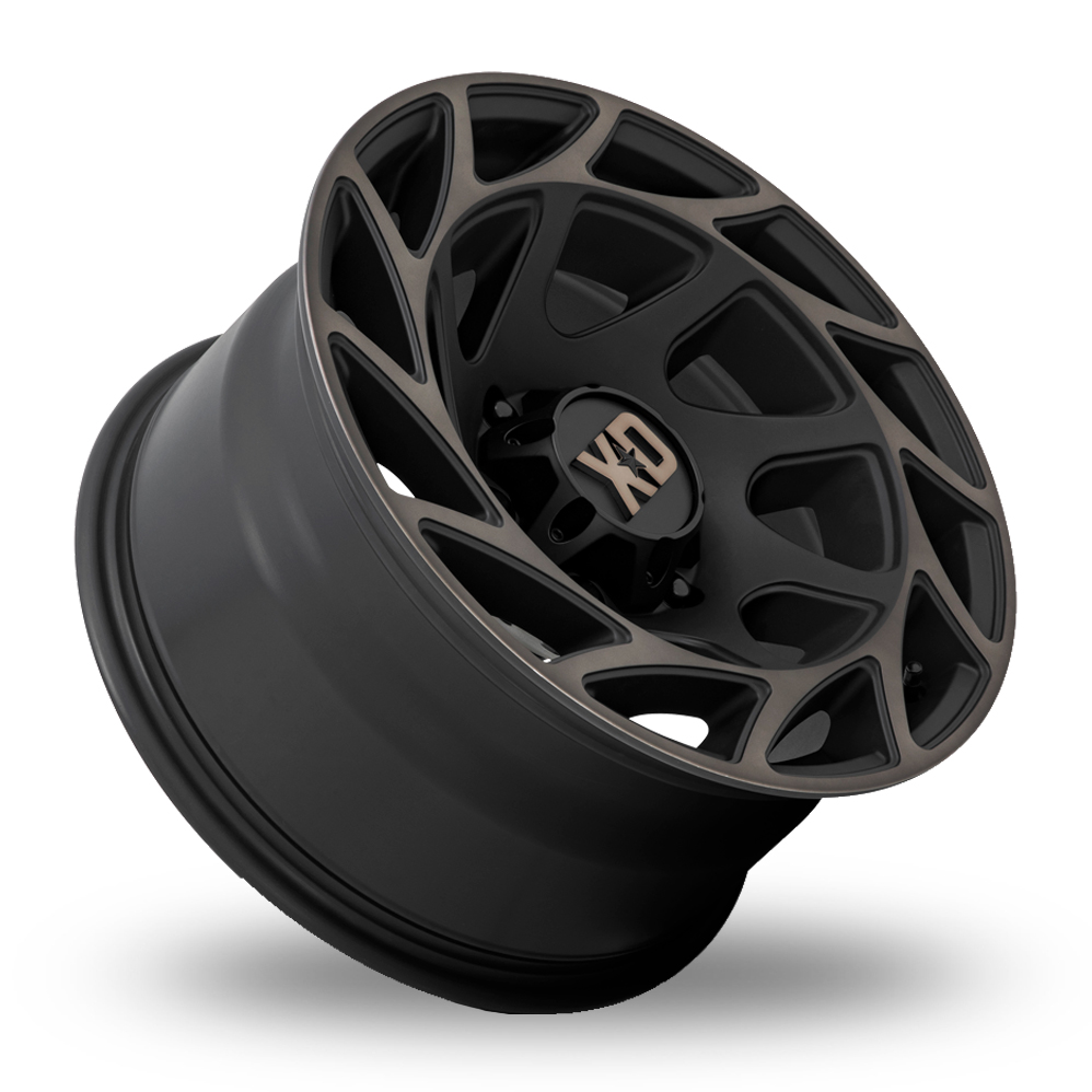 22" XD XD860 Onslaught Satin Black With Bronze Tint Alloy Wheels