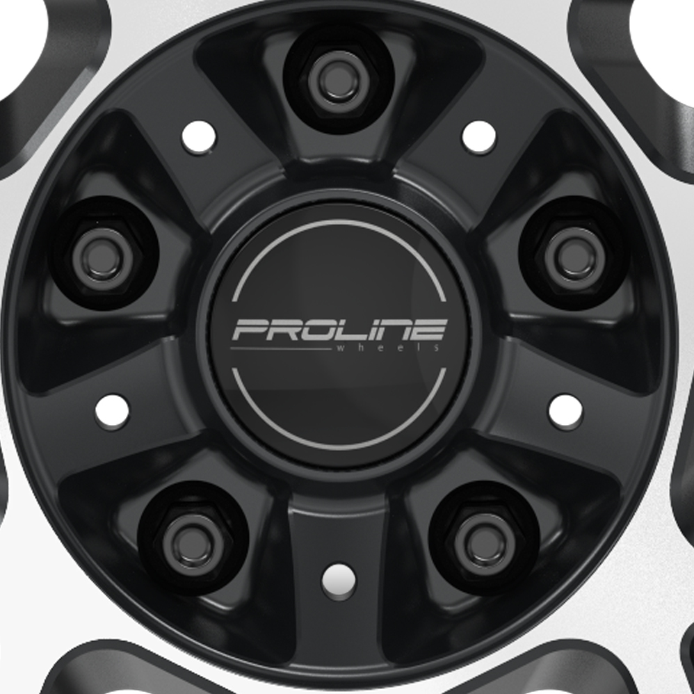 22" Proline PFG Forged Black Polished Alloy Wheels