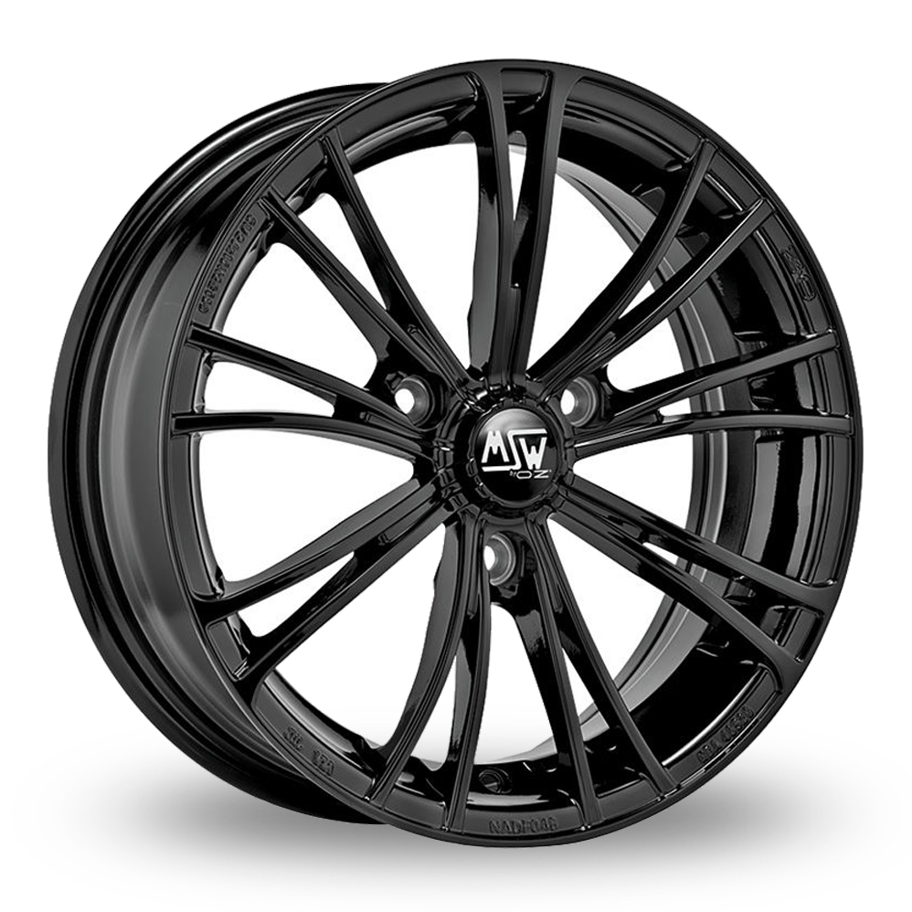 MSW (by OZ) X2 MSW Gloss Black Alloy Wheels