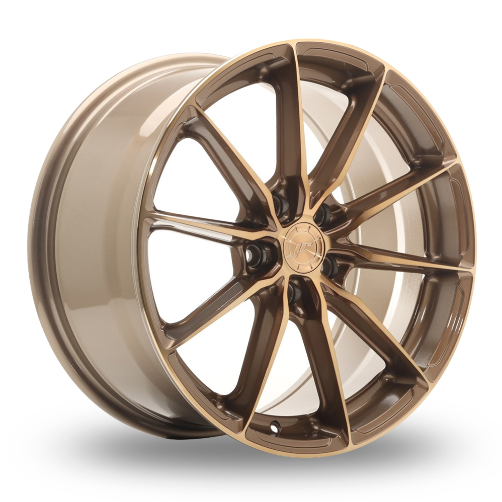 Japan Racing JR37 (8x18) Platinum Bronze Alloy Wheels