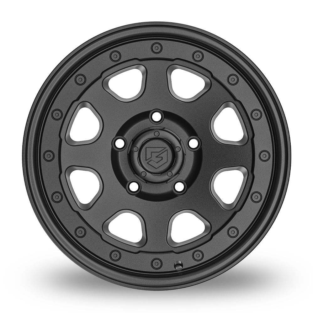 16" Fondmetal 774 Nighthawk Soft Matt Black Alloy Wheels