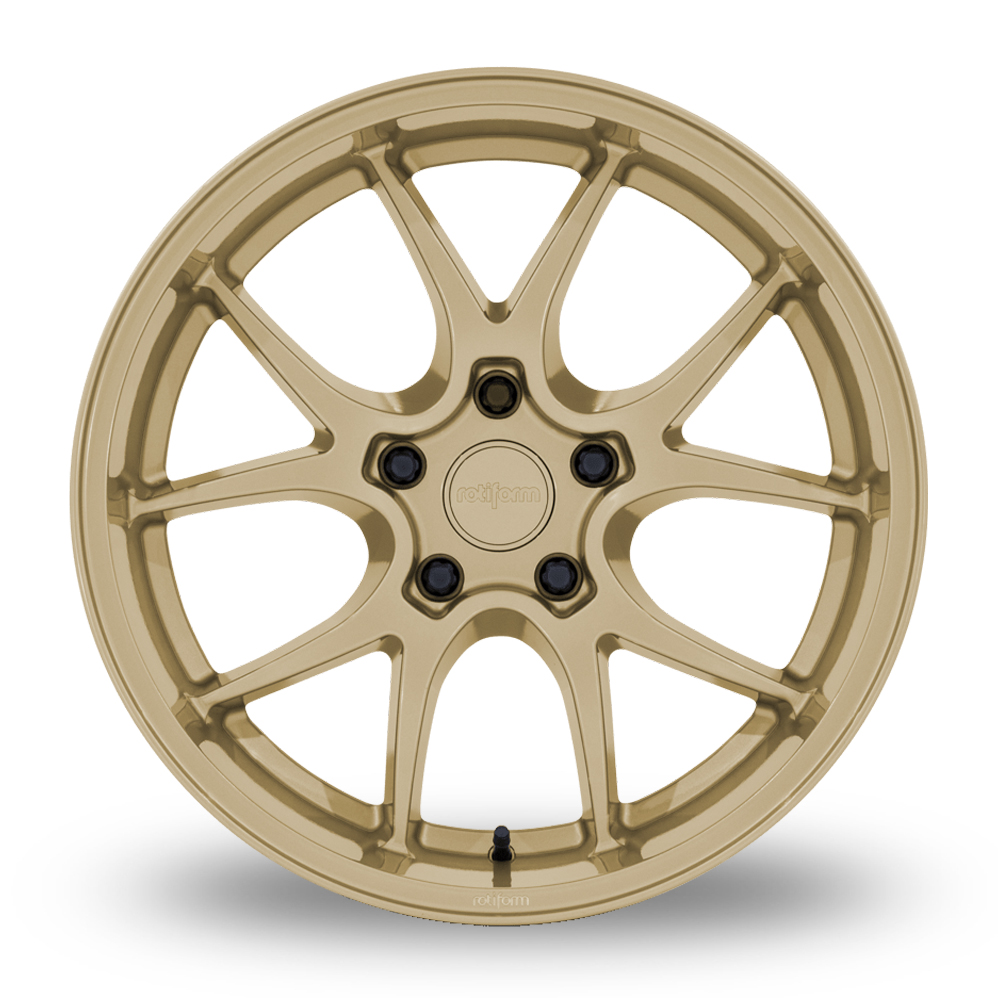 18" Rotiform RC207 LTN-J Gloss Gold Alloy Wheels