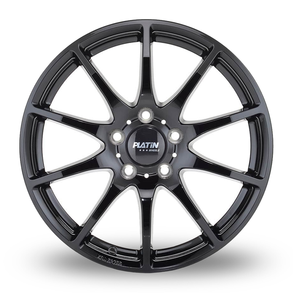 19" Platin P 113 Gloss Black Alloy Wheels