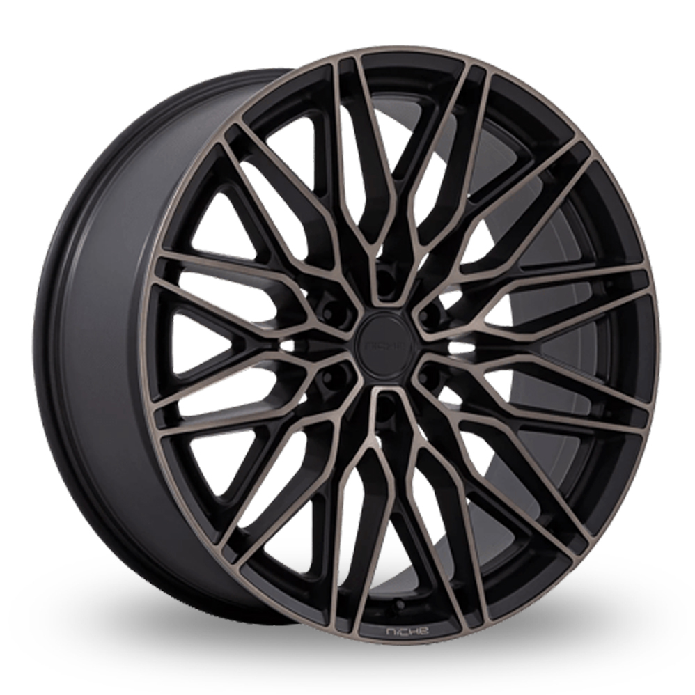 Niche NC278 Calabria 6 (USA Warehouse) Matt Black Machined Dark Tint Alloy Wheels