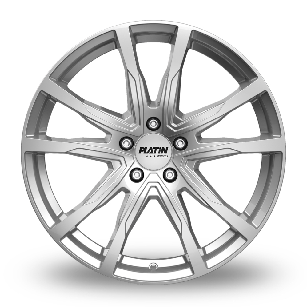 19" Platin P 124 Gloss Silver Alloy Wheels