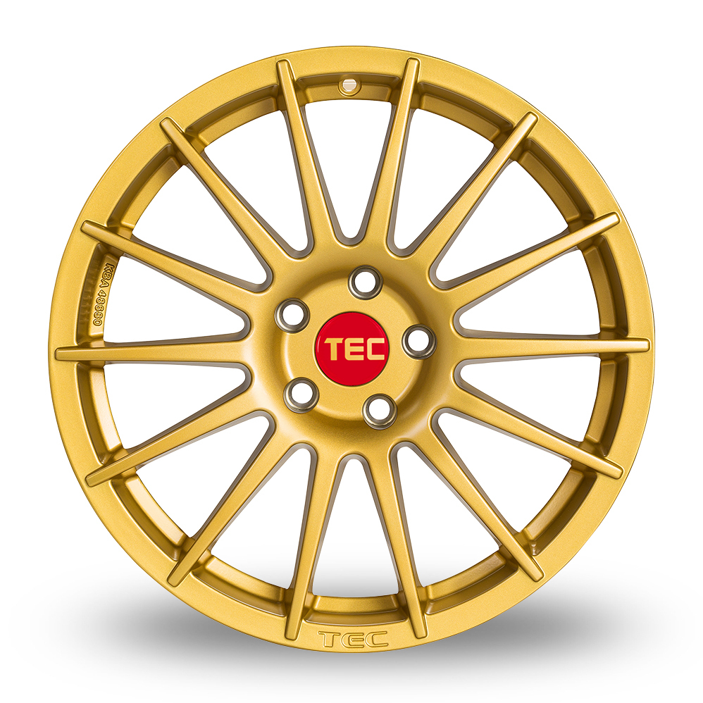 19" TEC Speedwheels AS2 Gold Alloy Wheels