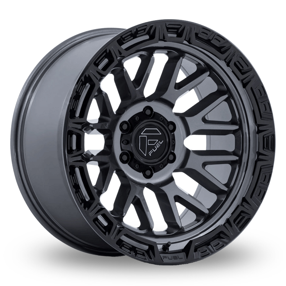 Fuel Off-Road FC890 Rail (USA Warehouse) Gloss Gunmetal Gloss Black Rim Alloy Wheels