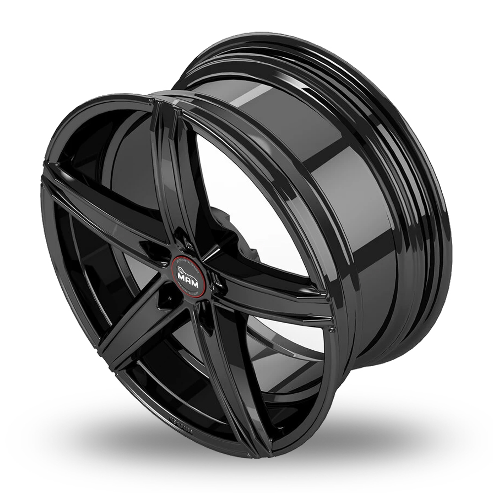 19" MAM OX-18 Gloss Black Alloy Wheels