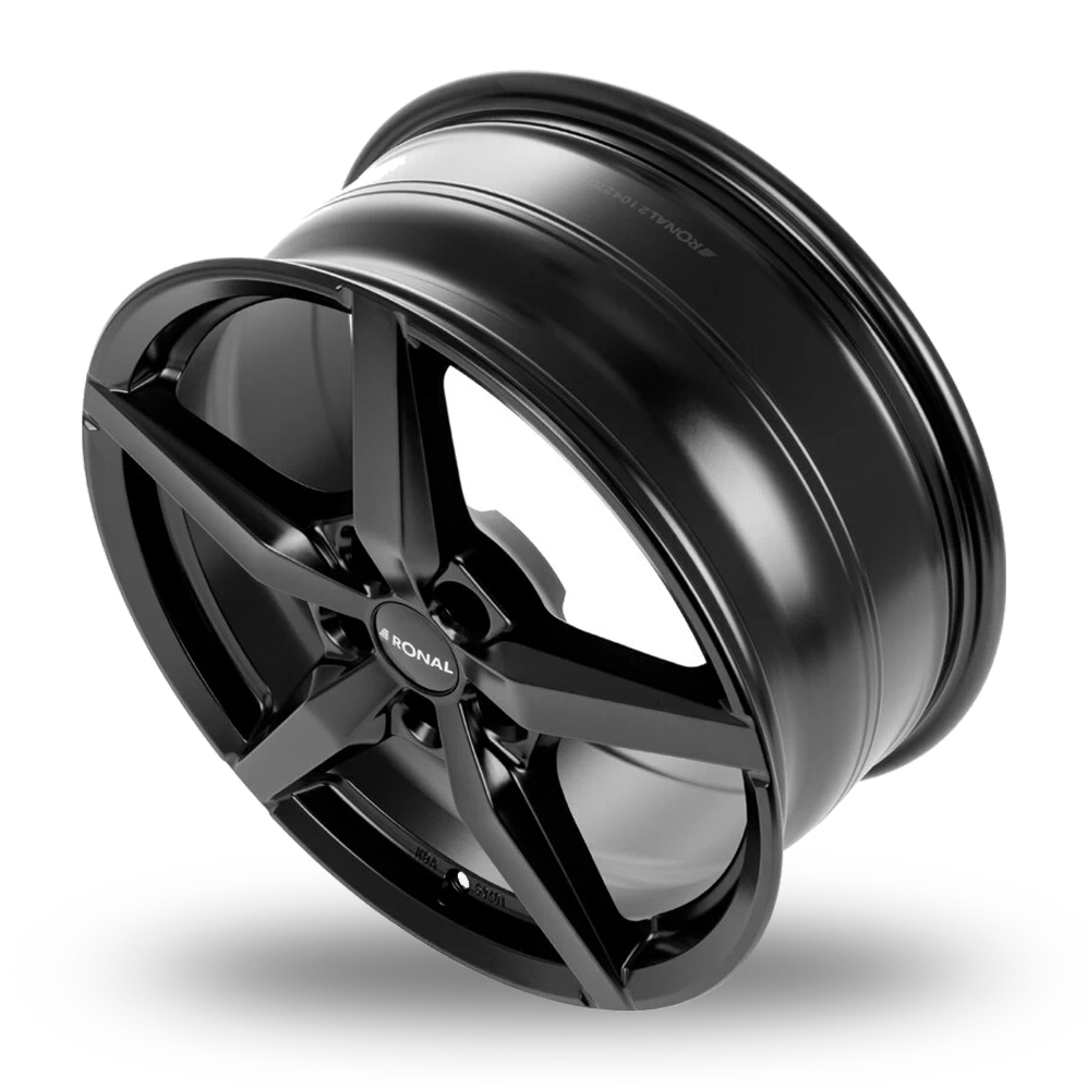 17" Ronal R69 Matt Black Alloy Wheels