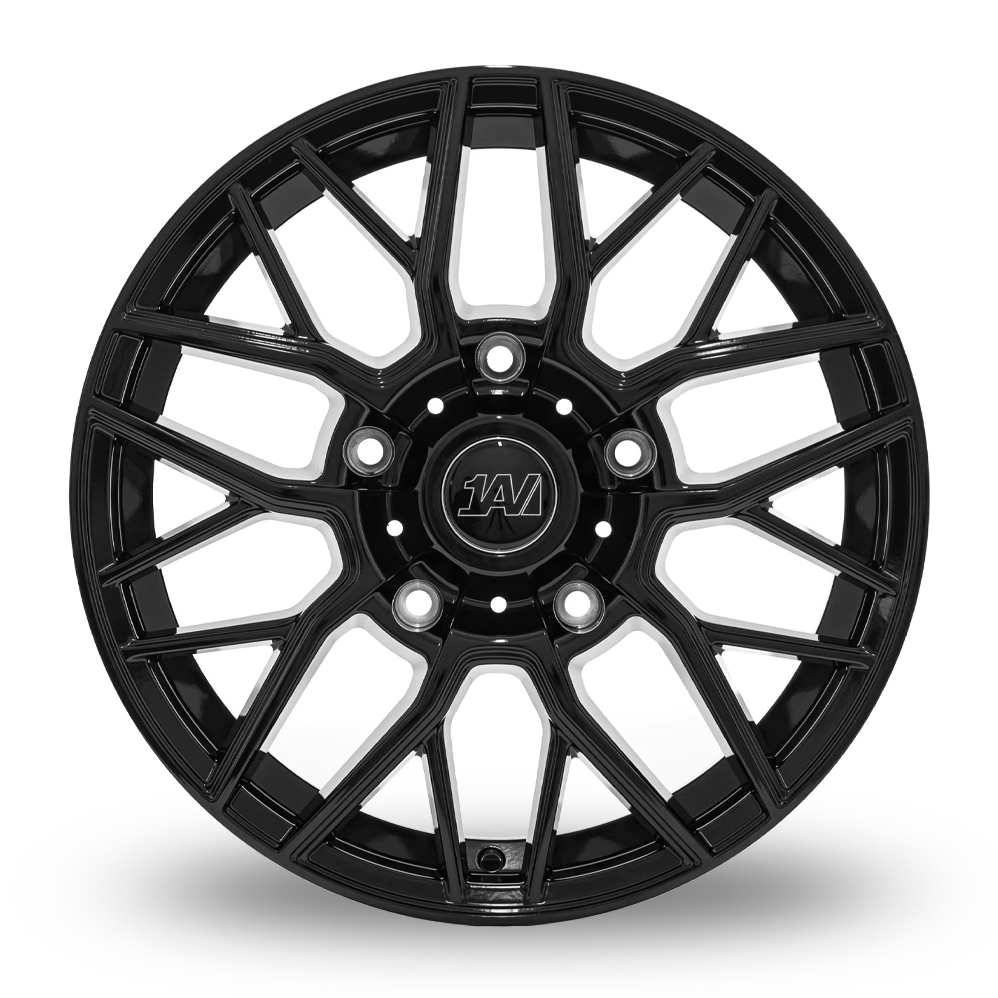 18" 1AV ZX11T Gloss Black Alloy Wheels