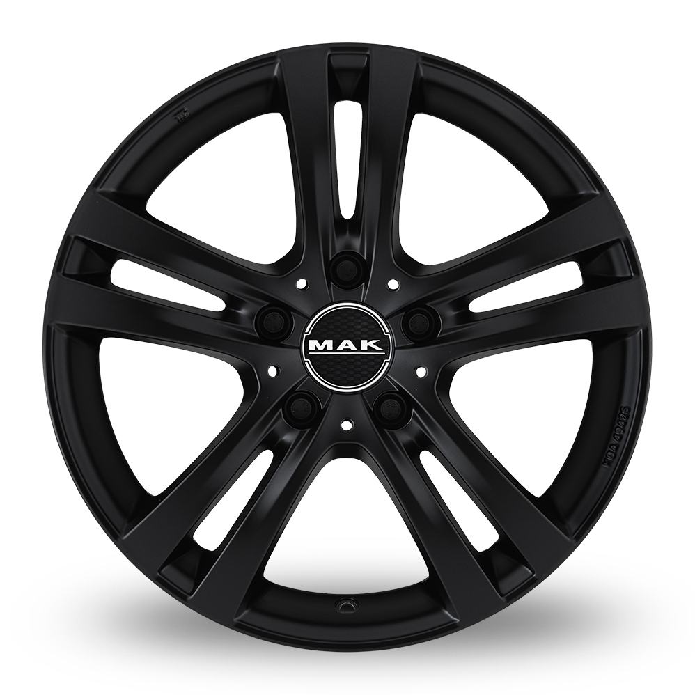 18" MAK Zenith Matt Black Alloy Wheels
