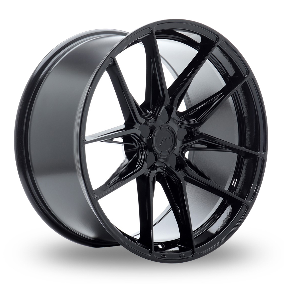Japan Racing JR44 (9x22) (Custom Fitment) Gloss Black Alloy Wheels