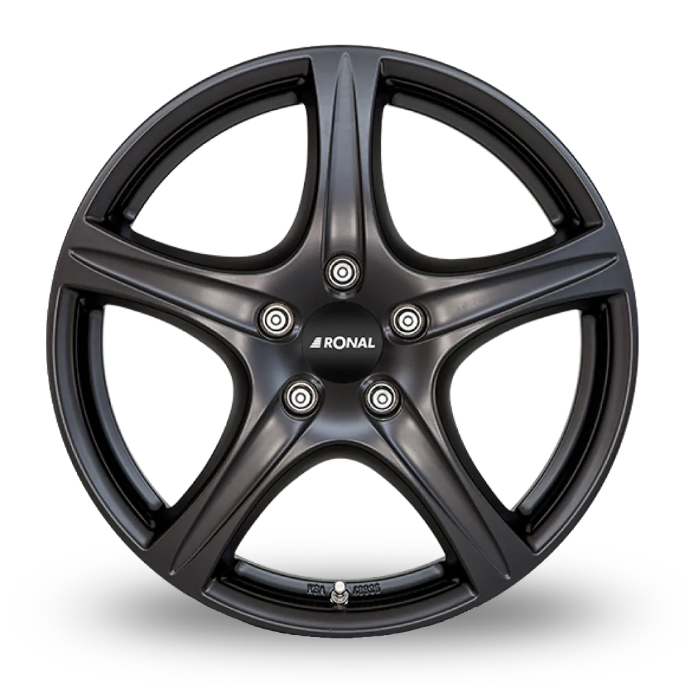 17" Ronal R56 Matt Black Alloy Wheels