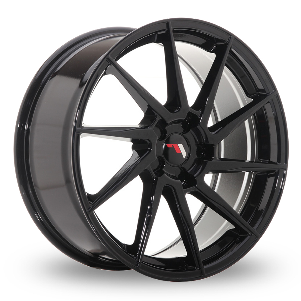 Japan Racing JR36 (8x19) (Custom Fitment) Gloss Black Alloy Wheels