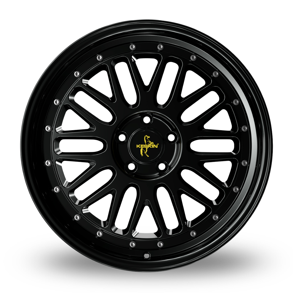 18" Keskin Tuning KT22 Matt Black Alloy Wheels
