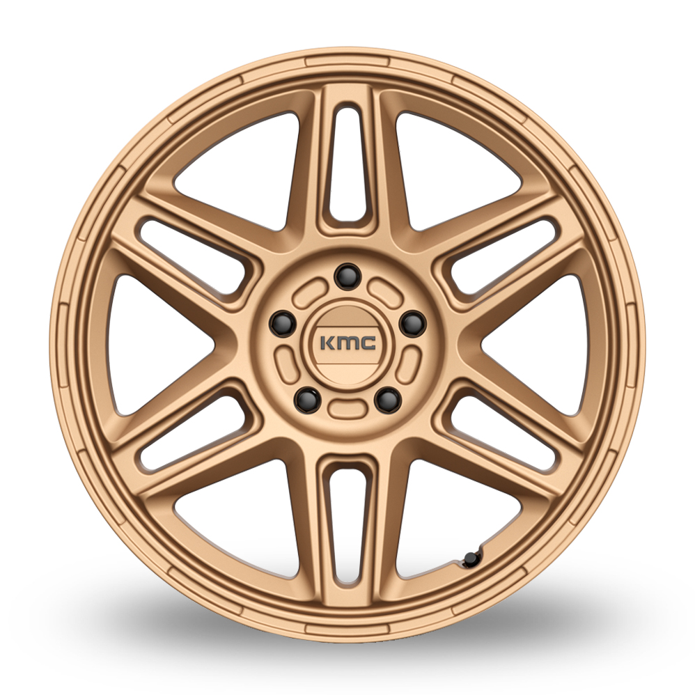 18" KMC KM716 Nomad (USA Warehouse) Matt Bronze Alloy Wheels