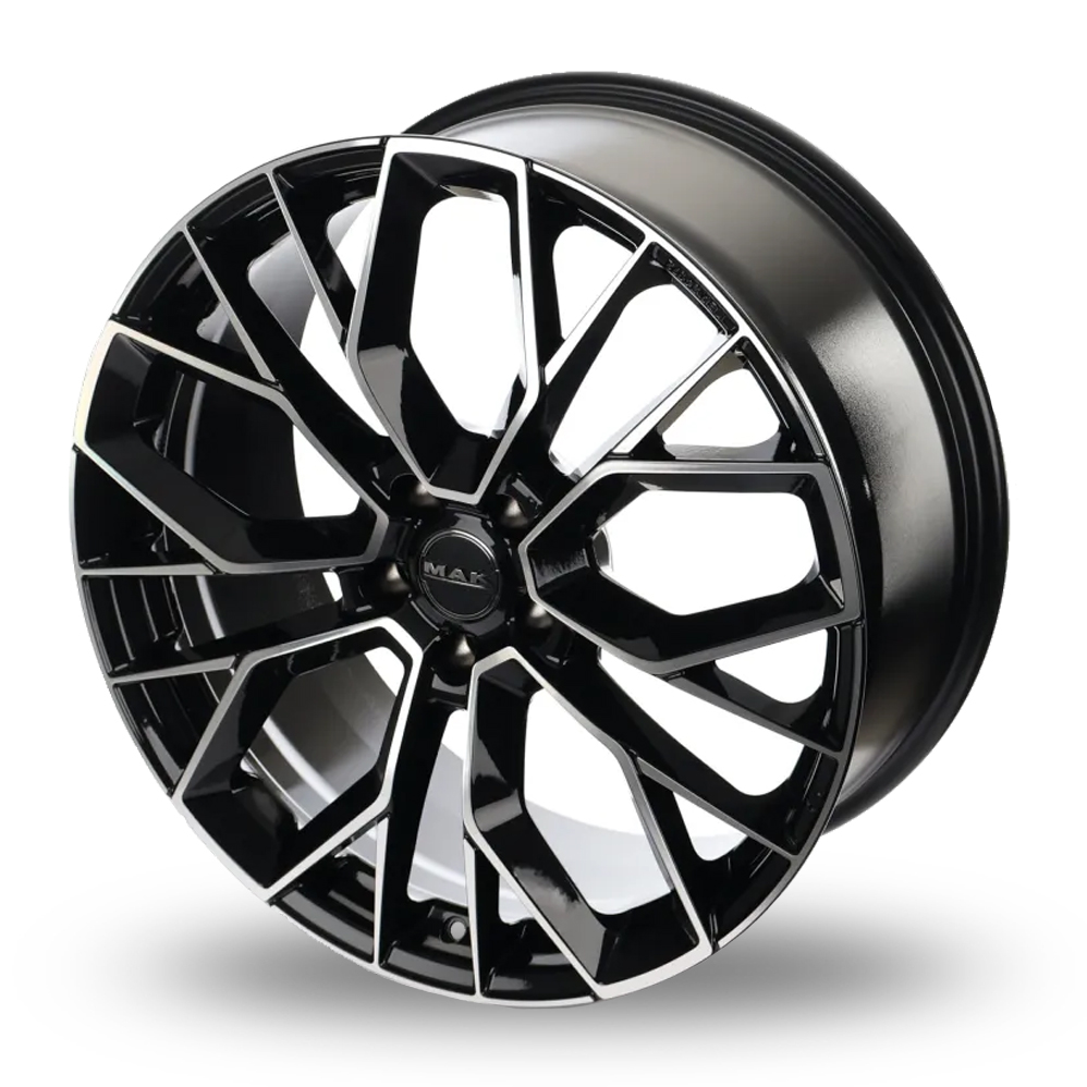 18" MAK Stilo Black Mirror Alloy Wheels
