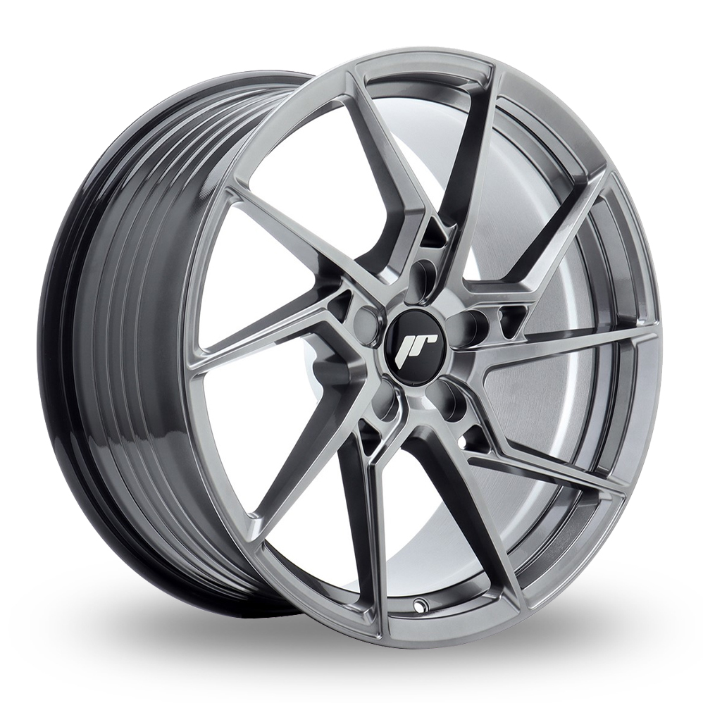 Japan Racing JR33 (8.5x19) (Custom Fitment) Hyper Black Alloy Wheels