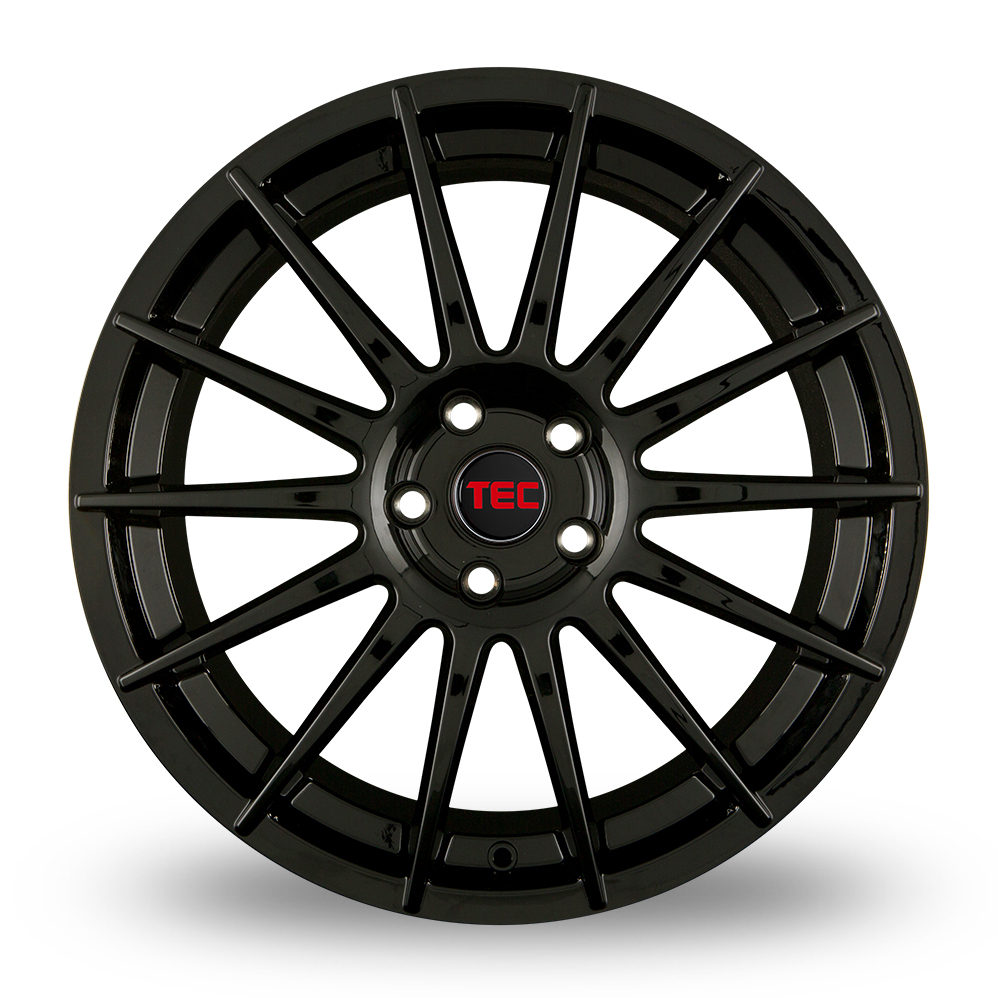 19" TEC Speedwheels AS2 Gloss Black Alloy Wheels
