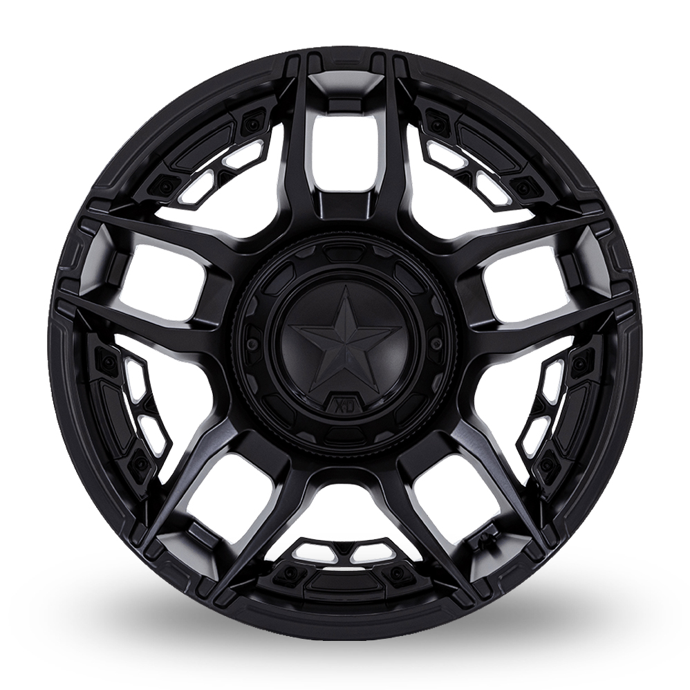 20" XD XD871 Slash Matt Black Alloy Wheels
