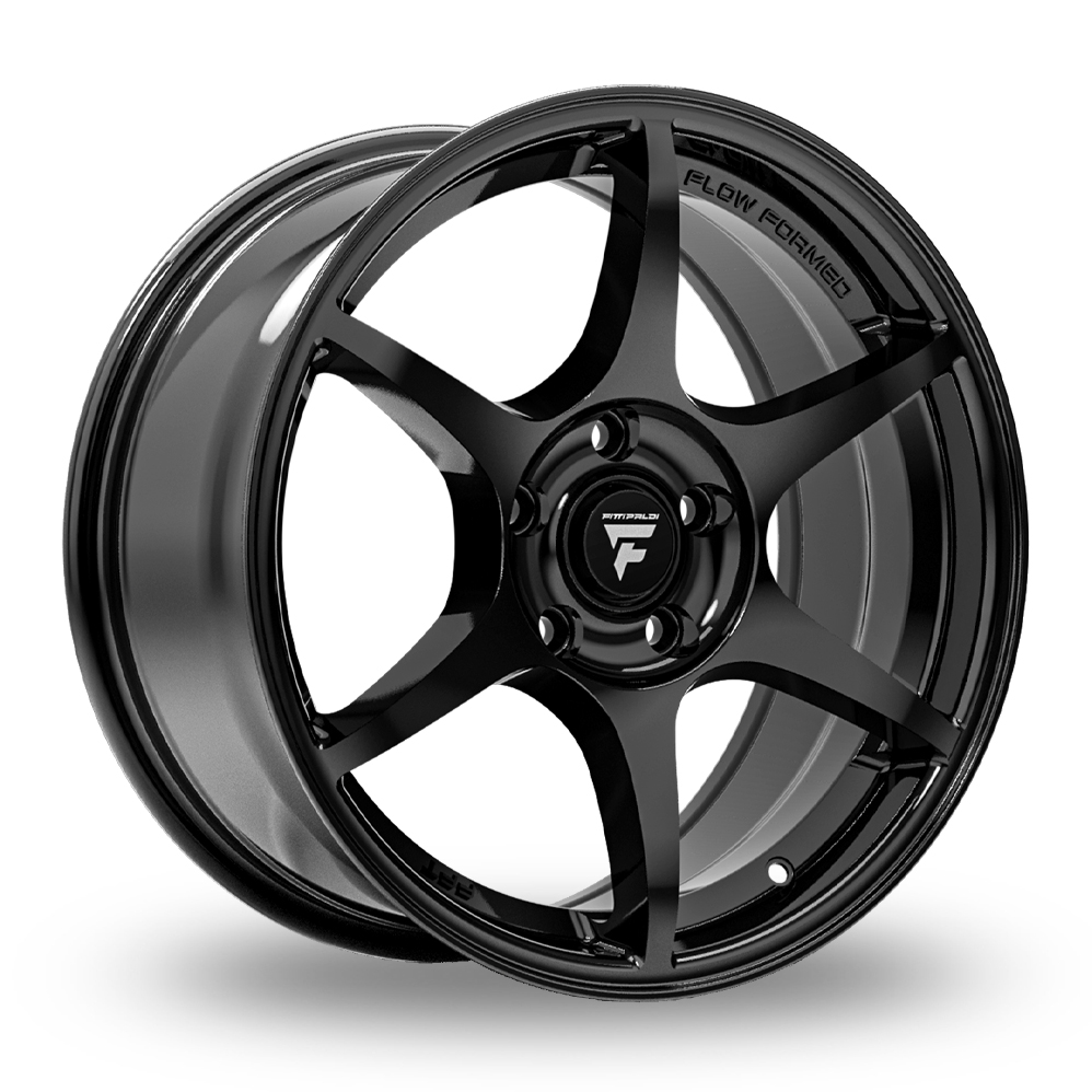Fondmetal FS364 Fittipaldi Gloss Black Alloy Wheels