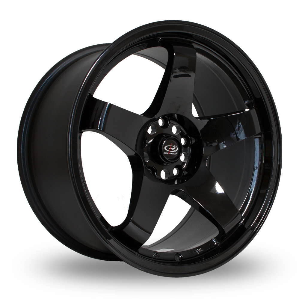 Rota GTR Black Alloy Wheels