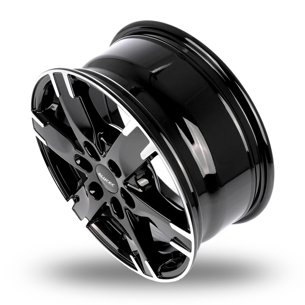 16" Alutec Titan Gloss Black Polished Alloy Wheels