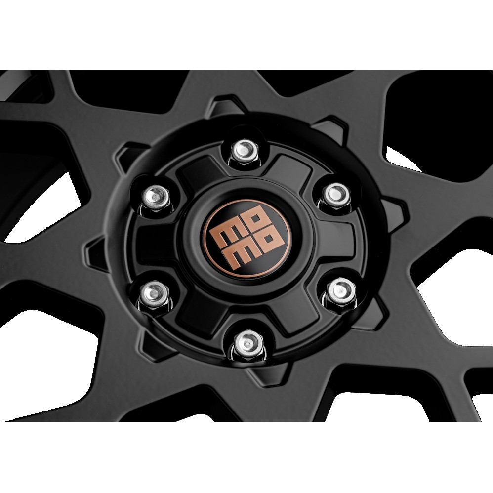 18" Momo Heavy Duty Matt Black Alloy Wheels