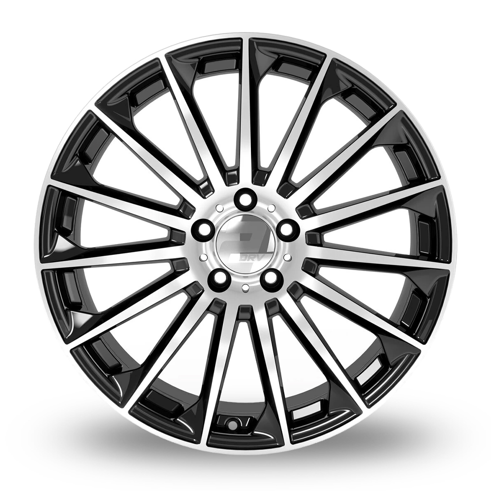 18" 2DRV WH39 Black Machined Alloy Wheels