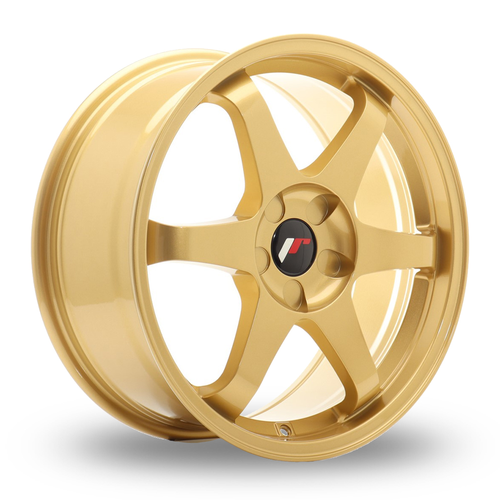 Japan Racing JR3 (8x18) (Custom Fitment) Gold Alloy Wheels