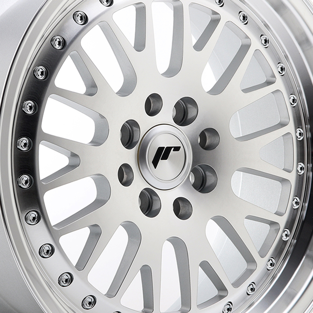 16" Japan Racing JR10 (7x16) Silver Machined Face Alloy Wheels