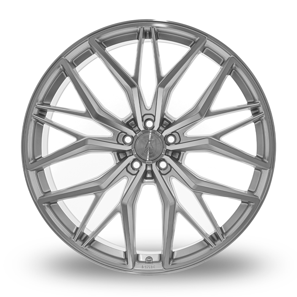 20" Axe EX55 Gloss Silver Polished Alloy Wheels