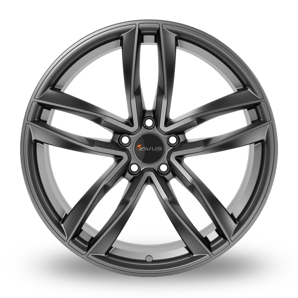 18" Avus Racing AF16 Matt Anthracite Alloy Wheels
