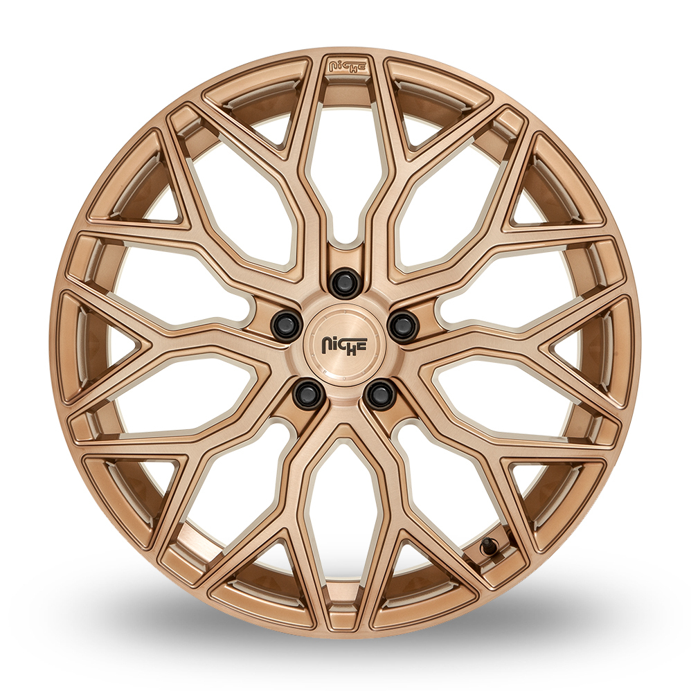20" Niche M263 Mazzanti Bronze Brushed Alloy Wheels