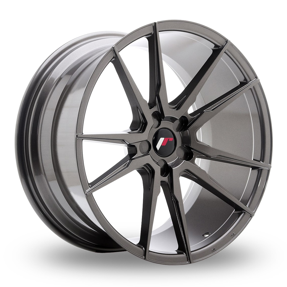 Japan Racing JR21 (10x20) (Custom Fitment) Hyper Grey Alloy Wheels