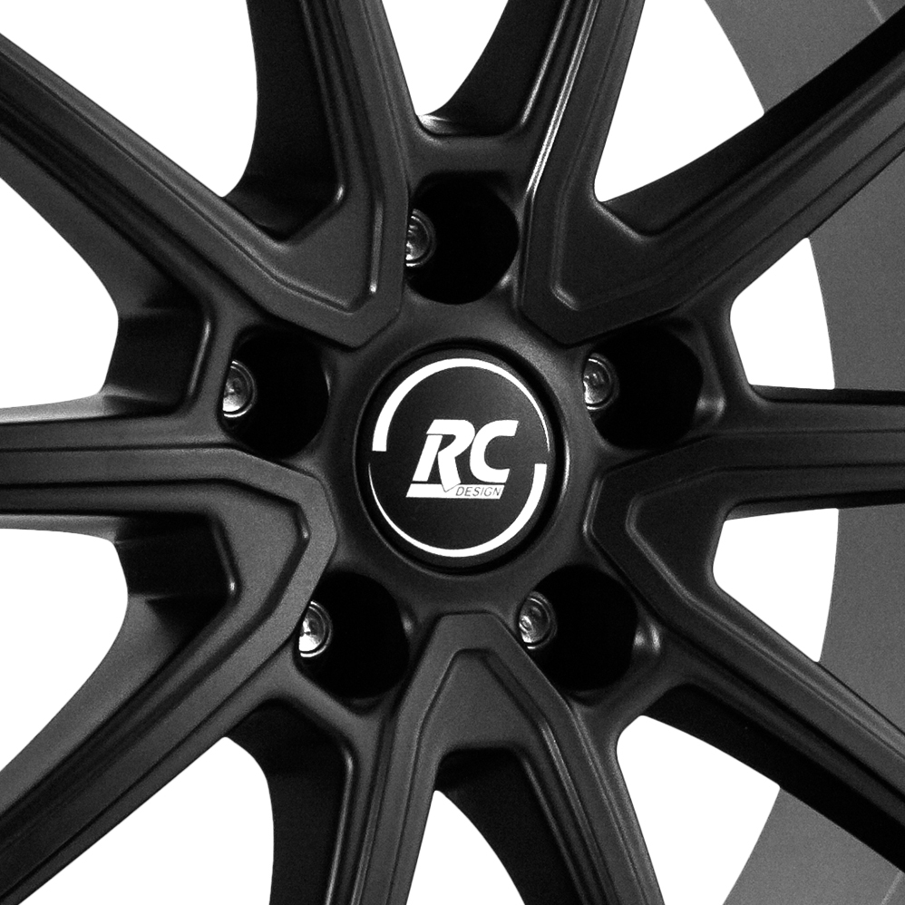17" RC Design RC32 Matt Black Alloy Wheels