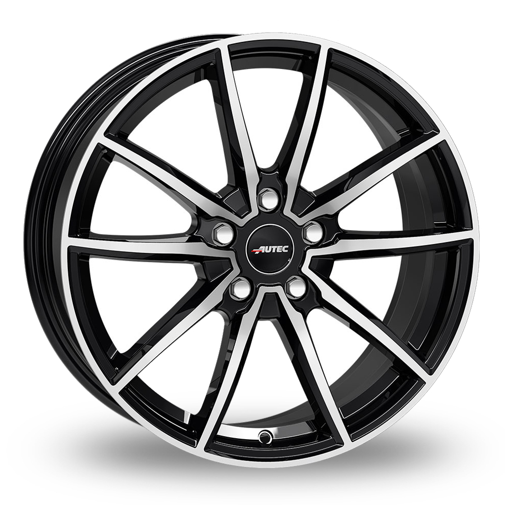 Autec Skara Black Polished Alloy Wheels