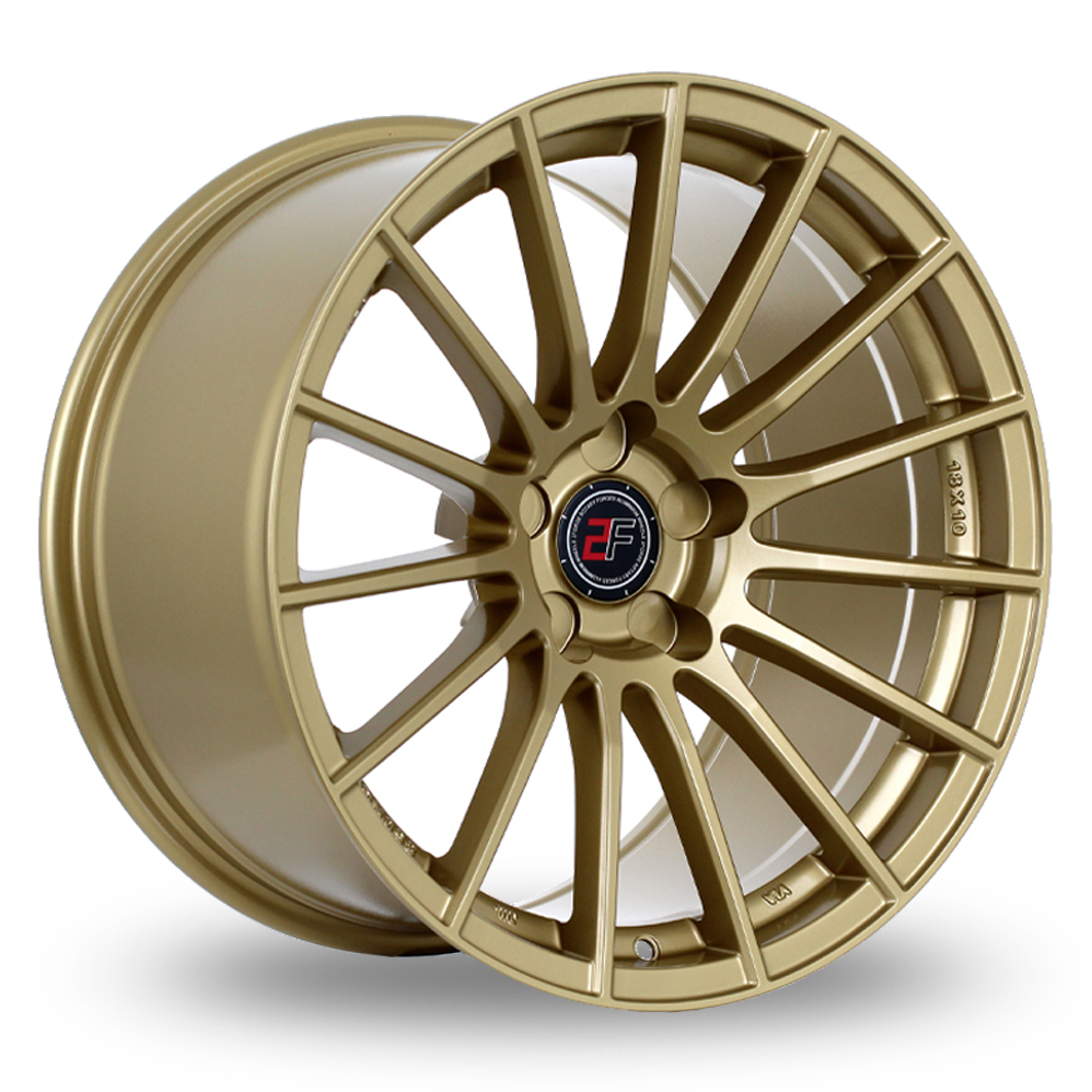 2FORGE ZF1 Gold Alloy Wheels