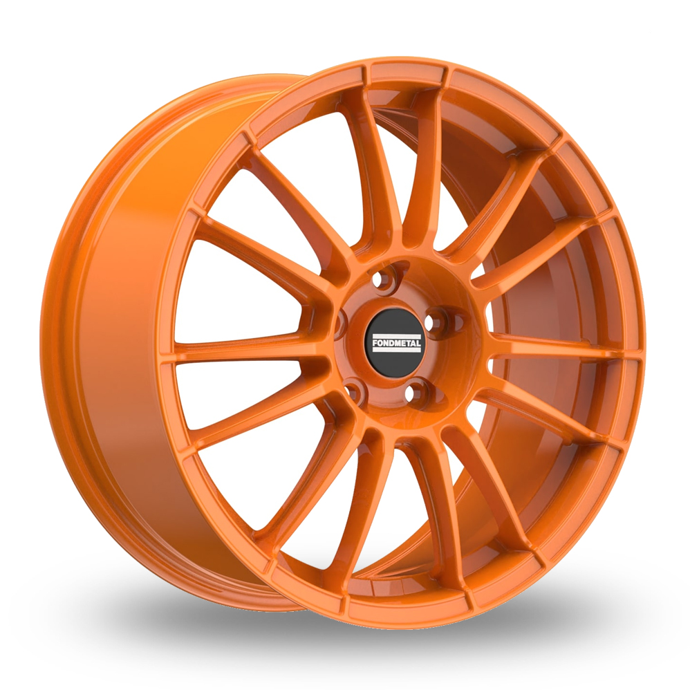 Fondmetal 9RR Gloss Orange Alloy Wheels