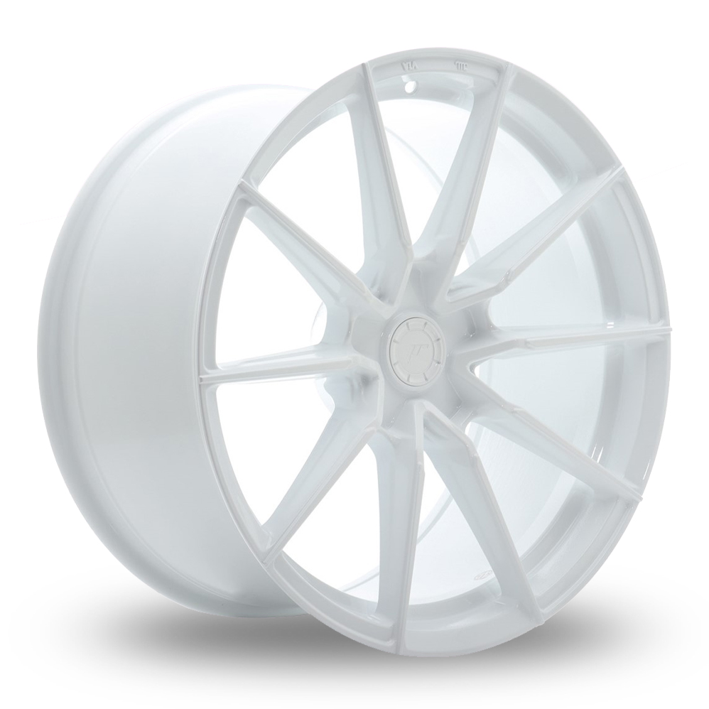 Japan Racing SL-02 (10x19) (Custom Fitment) White Alloy Wheels