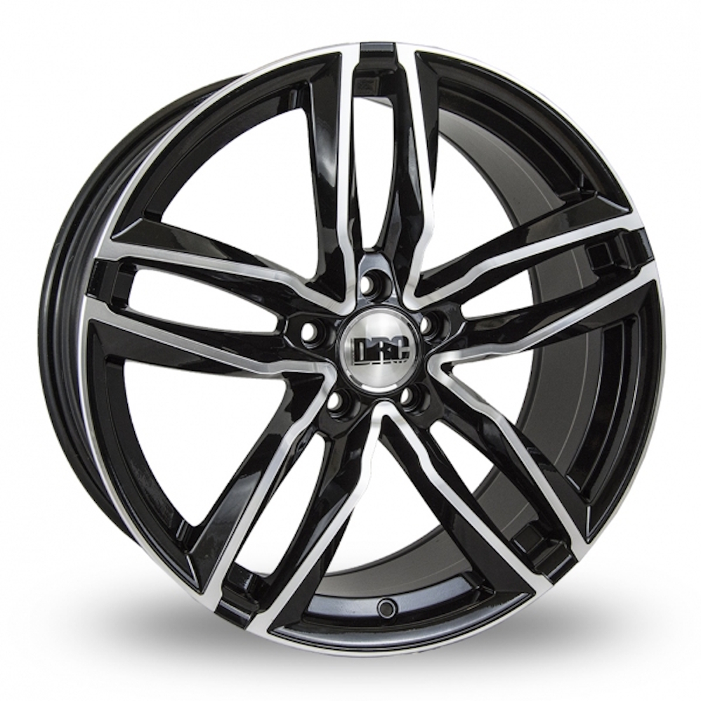 DRC DAA Gloss Black Polished Alloy Wheels