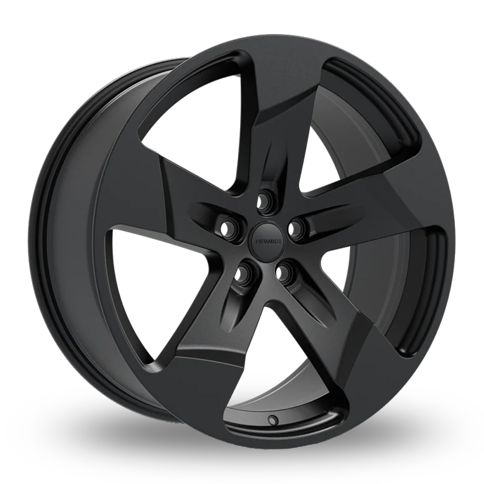 Hawke Five Tooth Matt Black Alloy Wheels